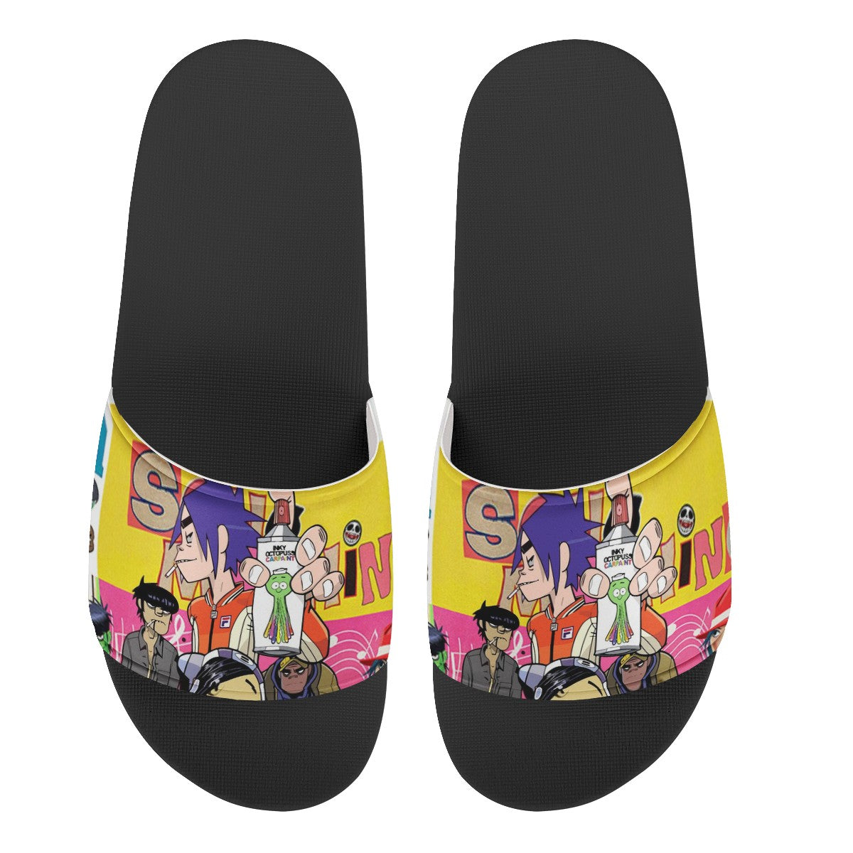 Gorillaz Custom Slide Shoes