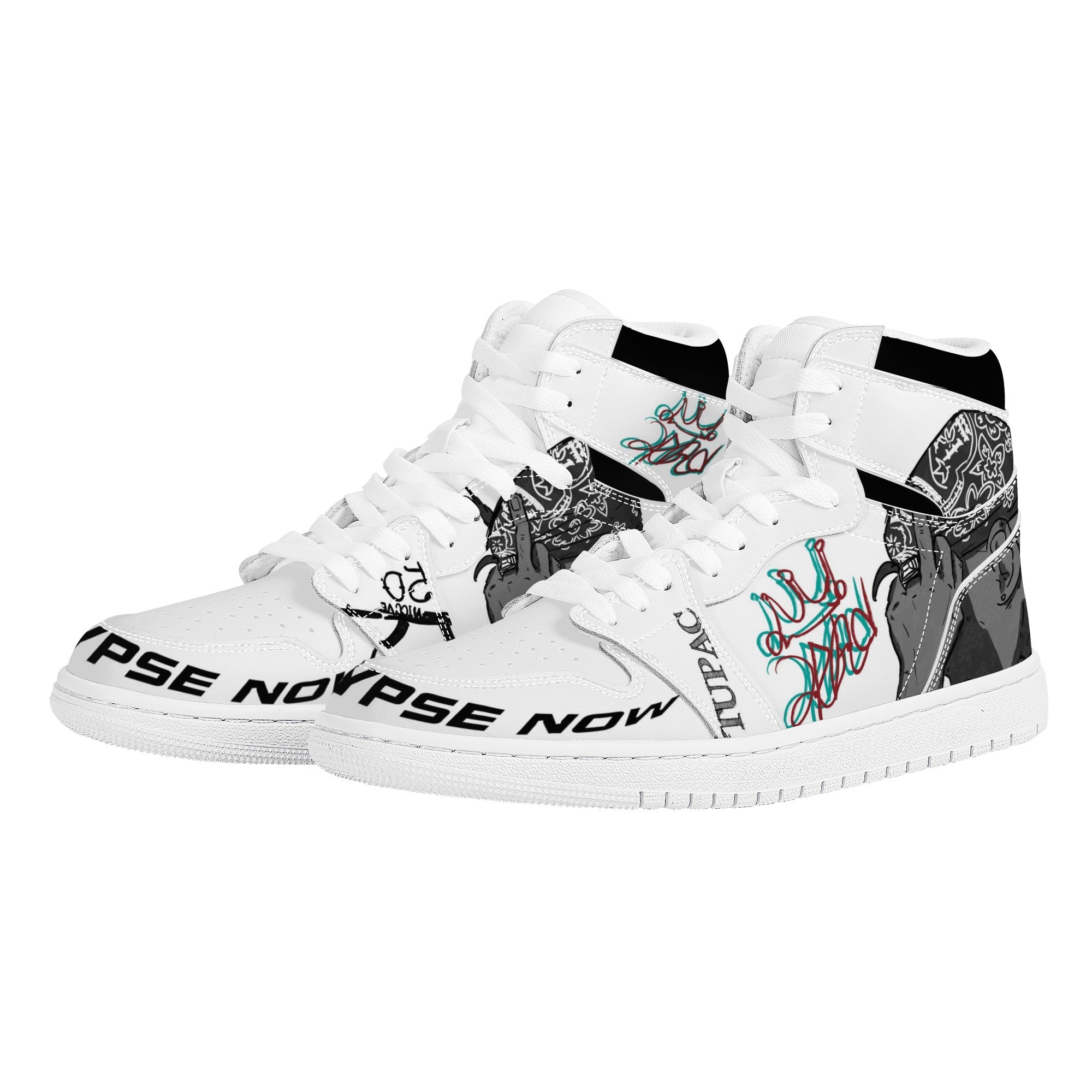 Tupac Shakur Custom Nike Air Jordan 1 Leather Sneaker