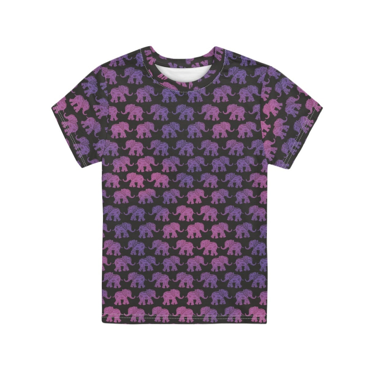 Mandala Elephant Kids T-Shirt