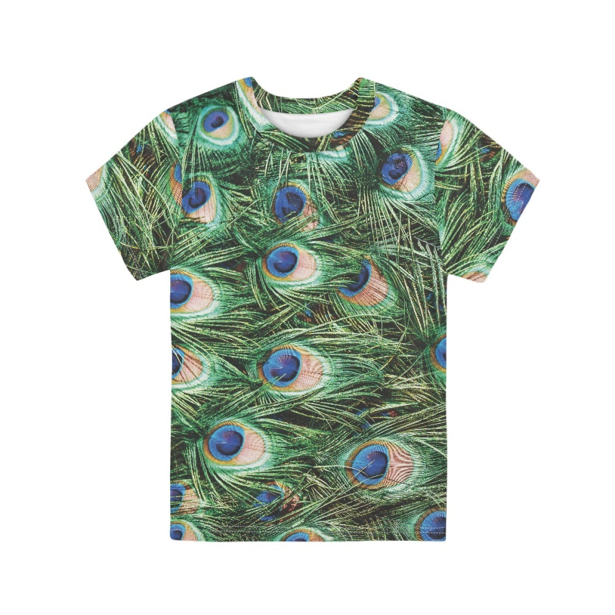 Peacock Feather Kids T-Shirt