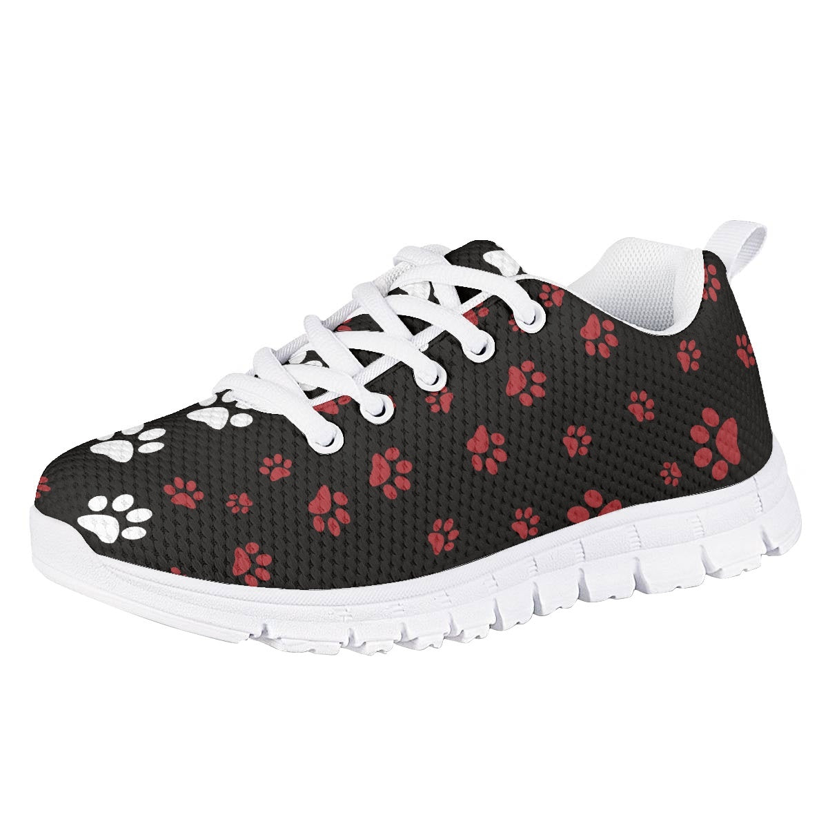 Red Dog Paw Kids Running Shoes