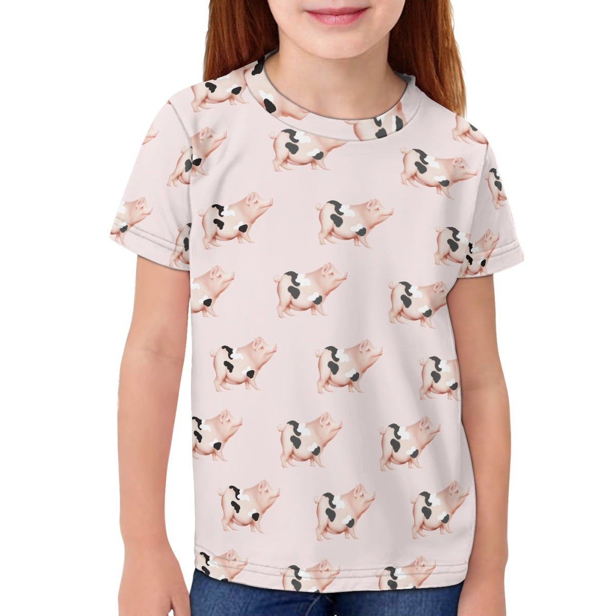 Pink Pig Kids T-Shirt