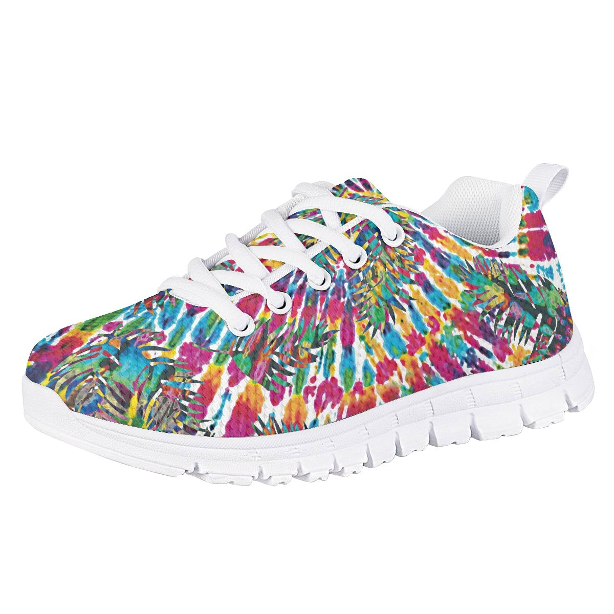 Colorful Tie Dye Kids Running Shoes