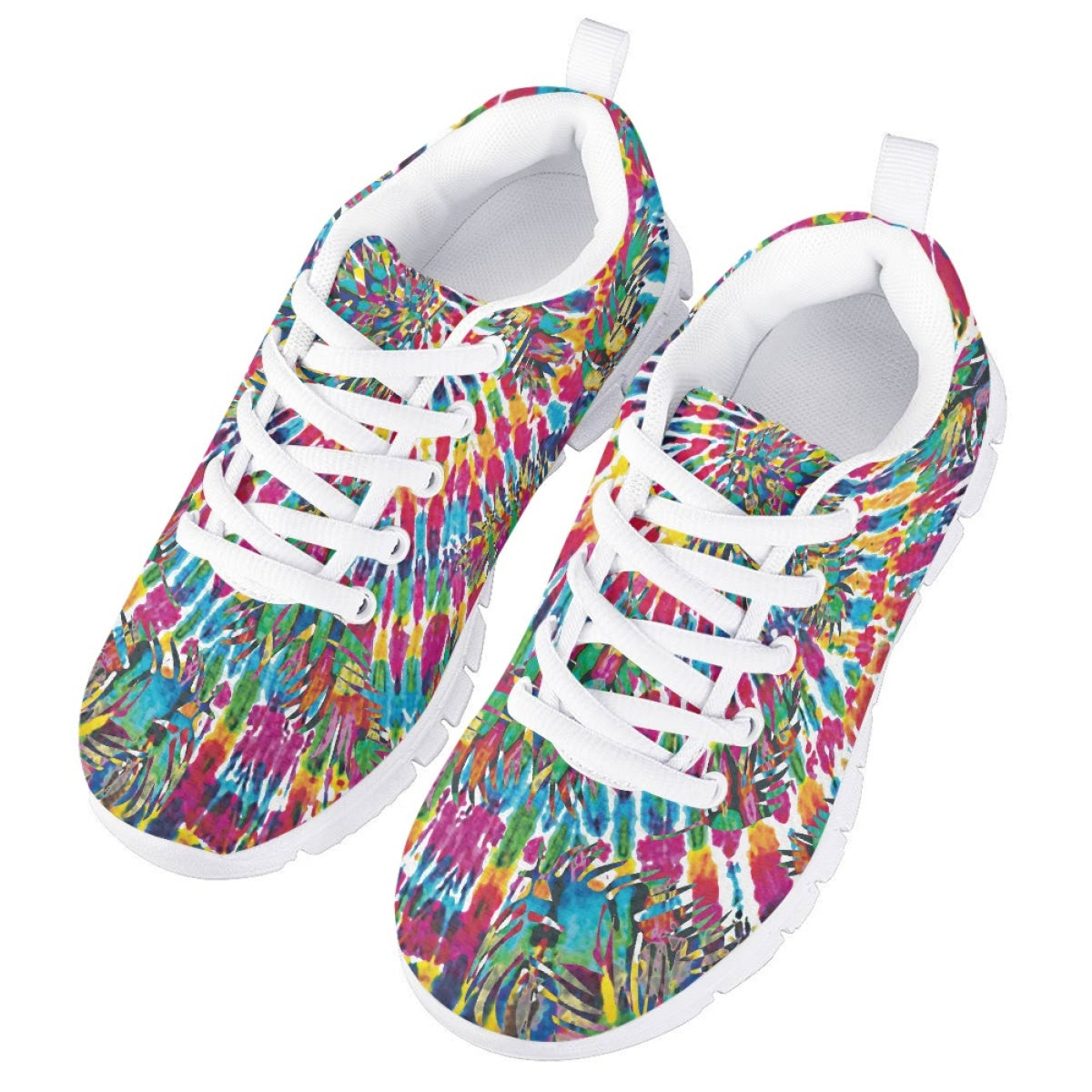 Colorful Tie Dye Kids Running Shoes