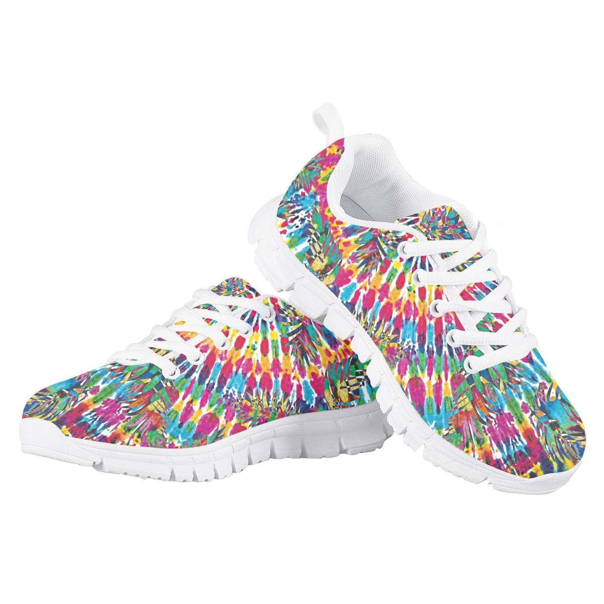 Colorful Tie Dye Kids Running Shoes
