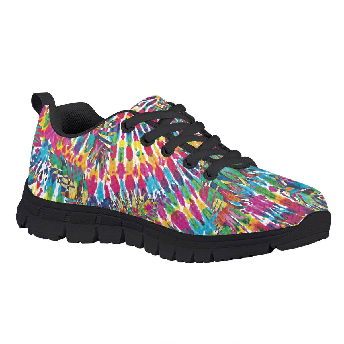 Colorful Tie Dye Kids Running Shoes