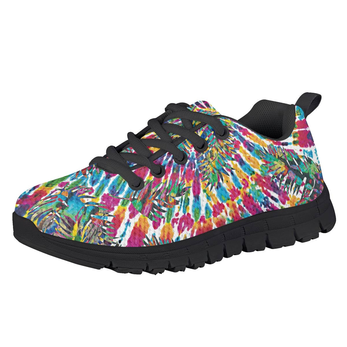 Colorful Tie Dye Kids Running Shoes