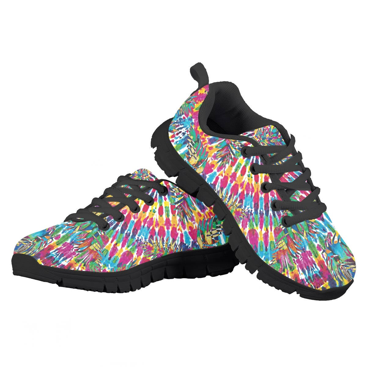 Colorful Tie Dye Kids Running Shoes