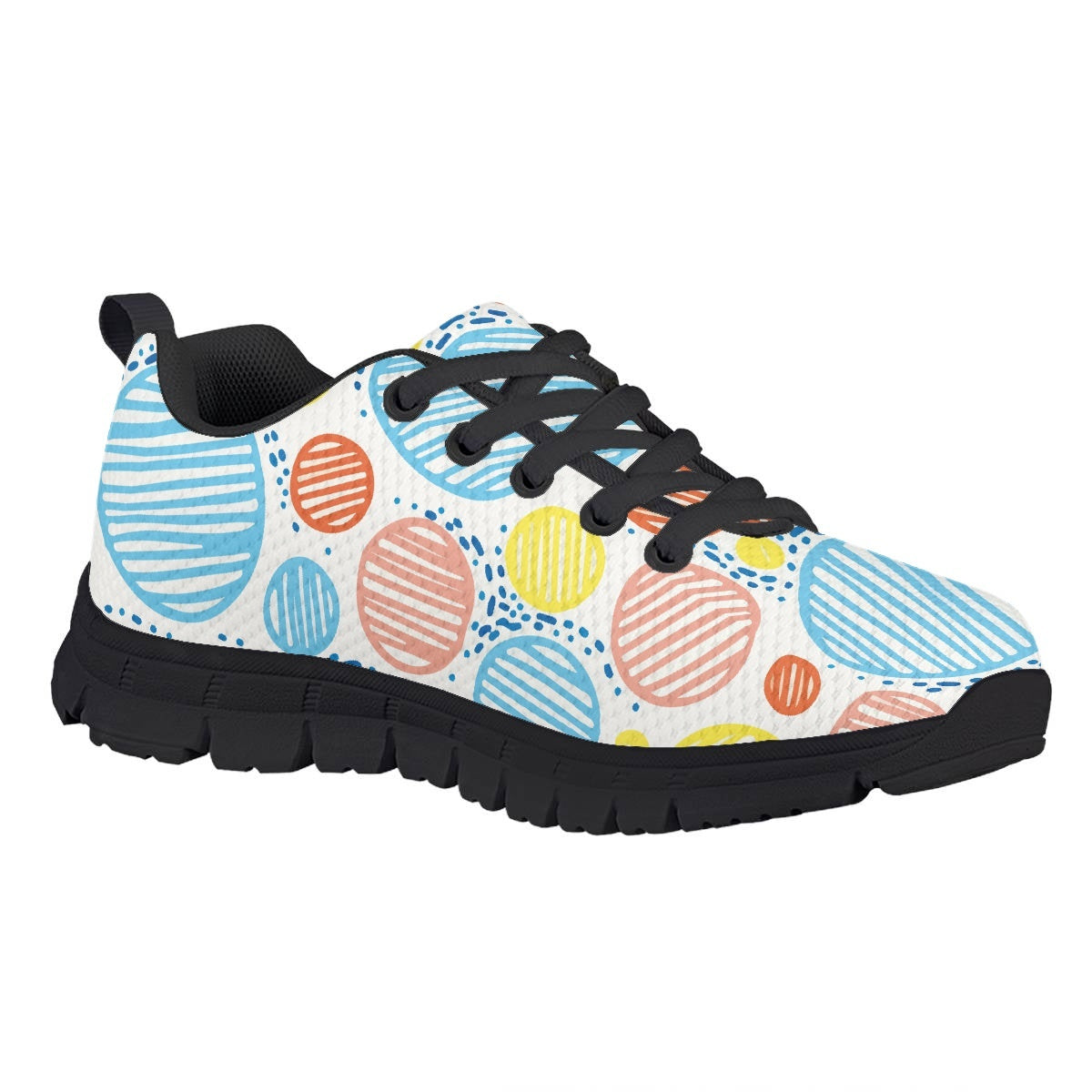 Colorful Round Kids Running Shoes