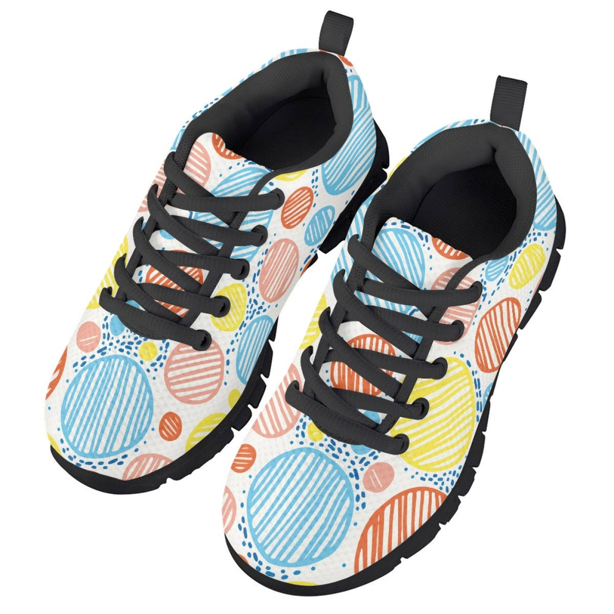 Colorful Round Kids Running Shoes