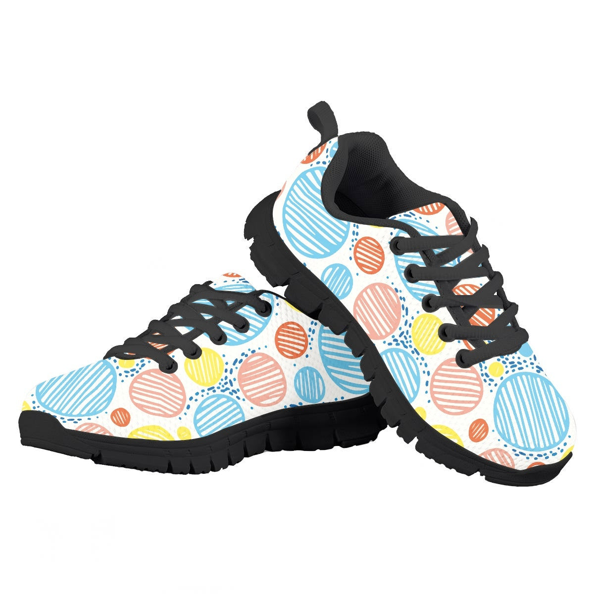 Colorful Round Kids Running Shoes