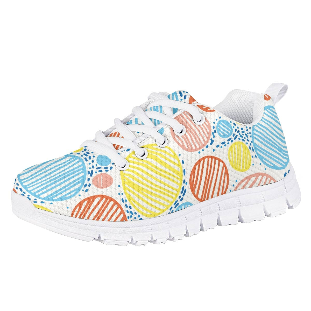 Colorful Round Kids Running Shoes