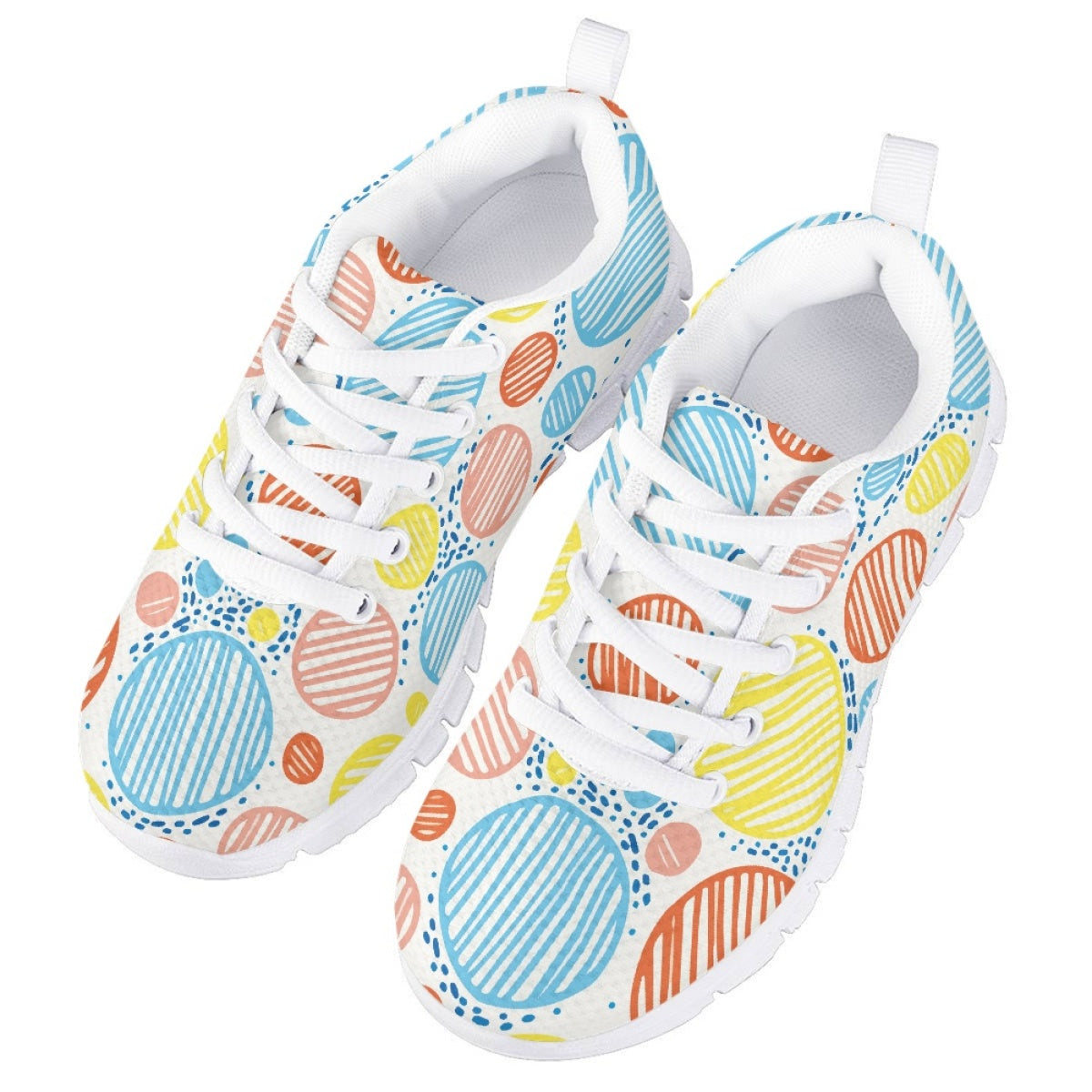 Colorful Round Kids Running Shoes