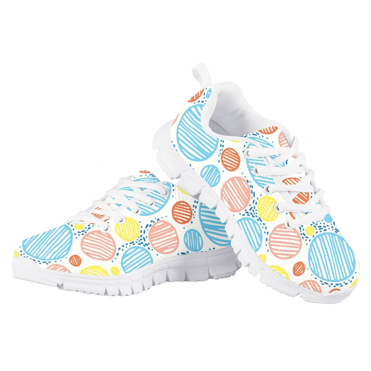 Colorful Round Kids Running Shoes