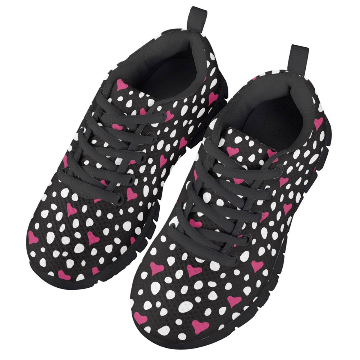 Dot Heart Kids Running Shoes