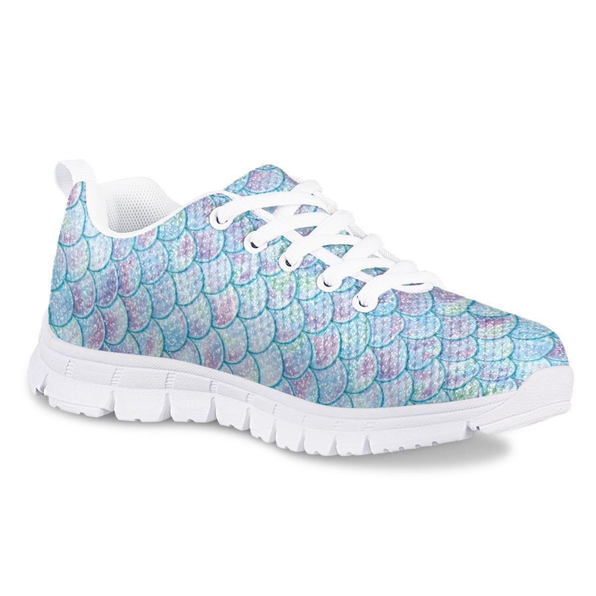 Blue Mermaid Kids Running Shoes