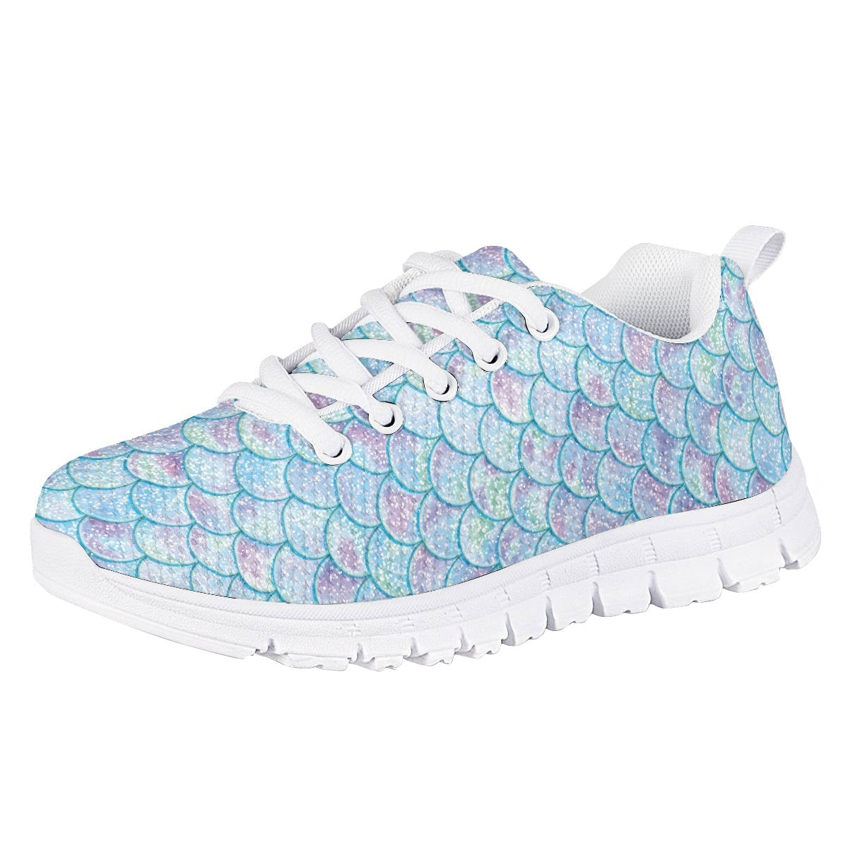 Blue Mermaid Kids Running Shoes