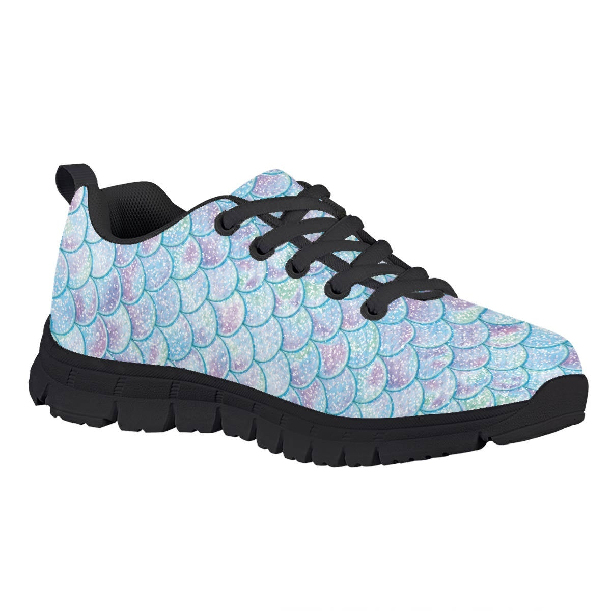 Blue Mermaid Kids Running Shoes