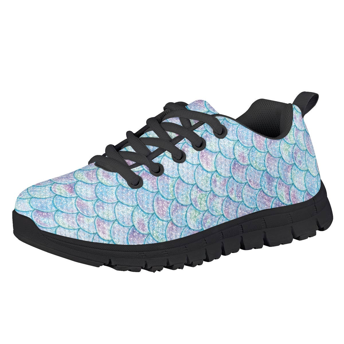 Blue Mermaid Kids Running Shoes