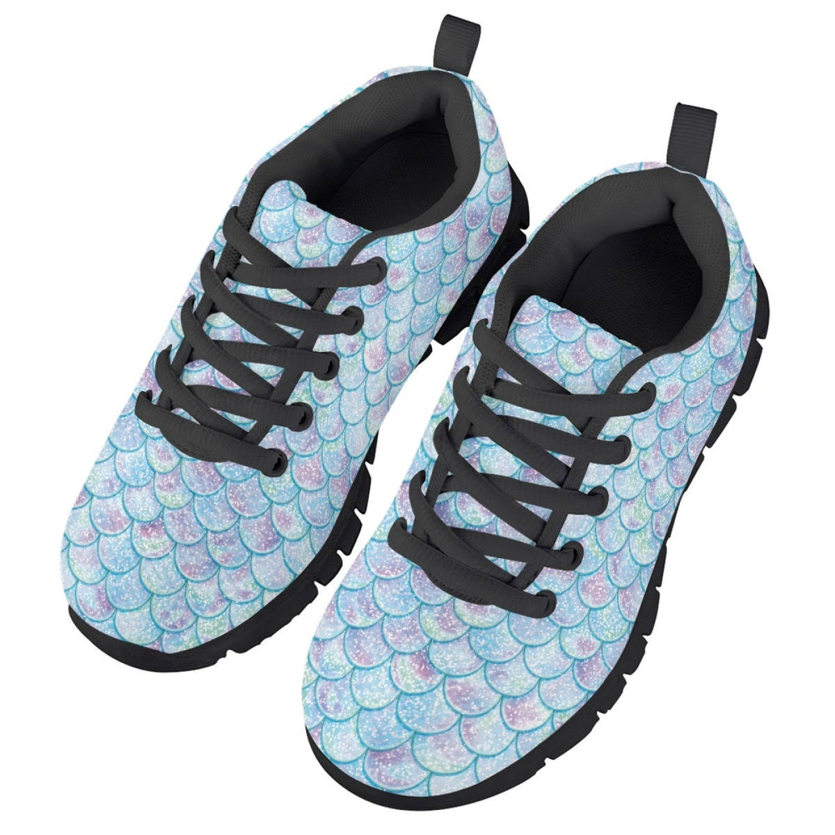 Blue Mermaid Kids Running Shoes