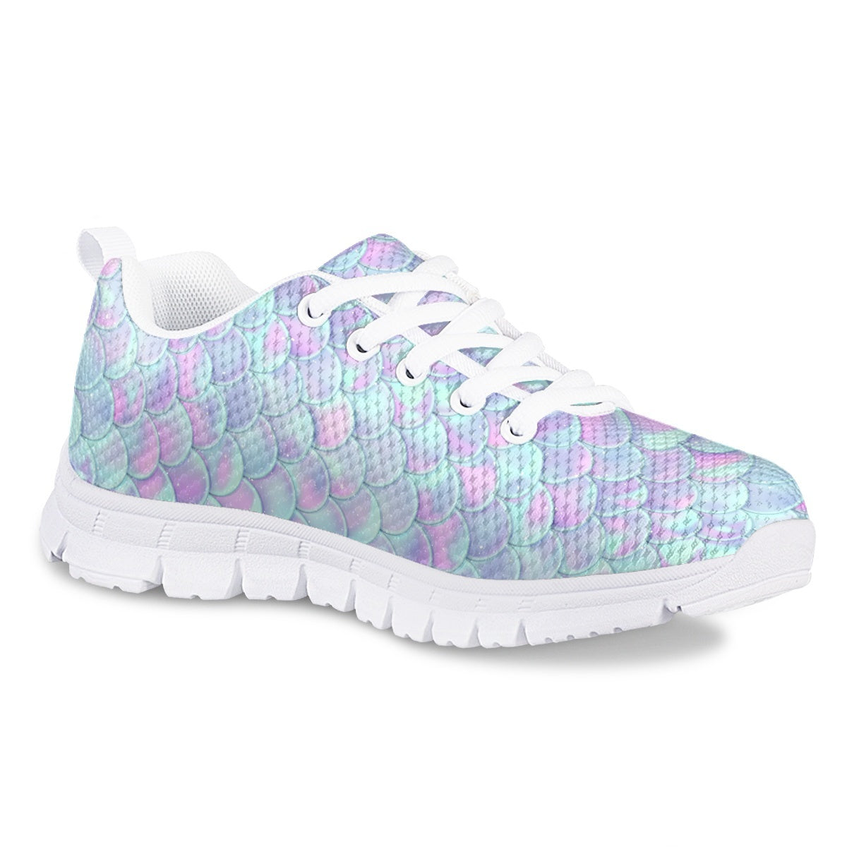 Blue Mermaid Kids Running Shoes