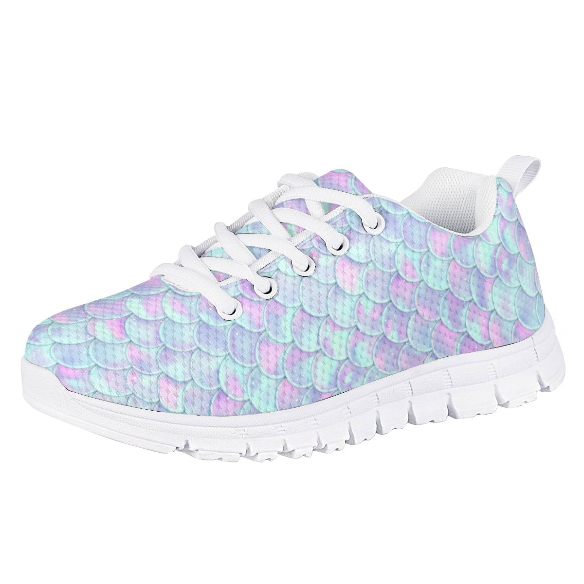 Blue Mermaid Kids Running Shoes
