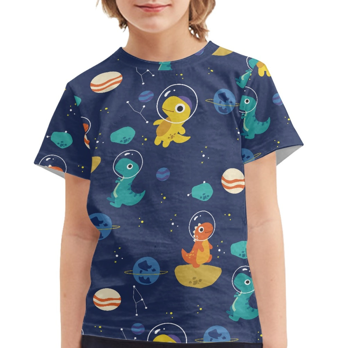 Space Dinosaur Kids T-Shirt