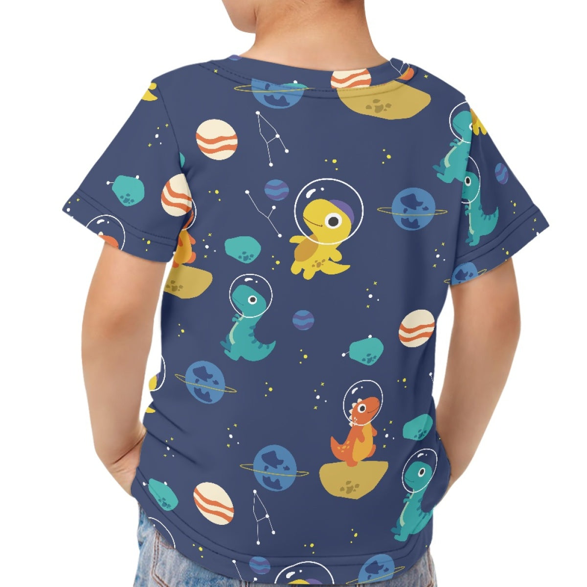 Space Dinosaur Kids T-Shirt