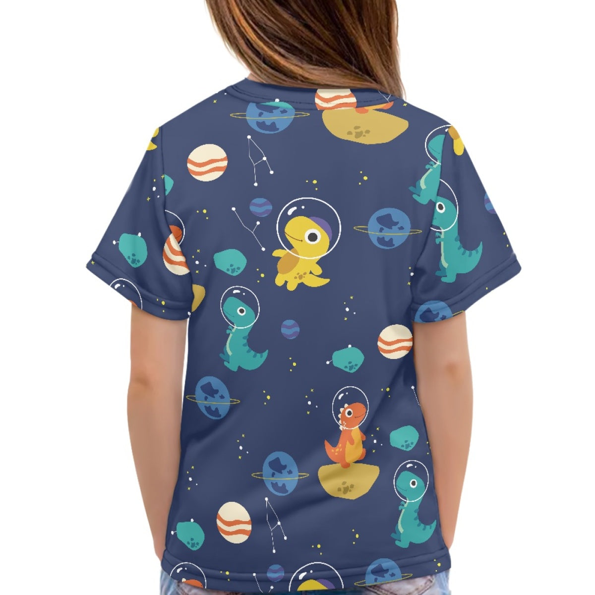 Space Dinosaur Kids T-Shirt