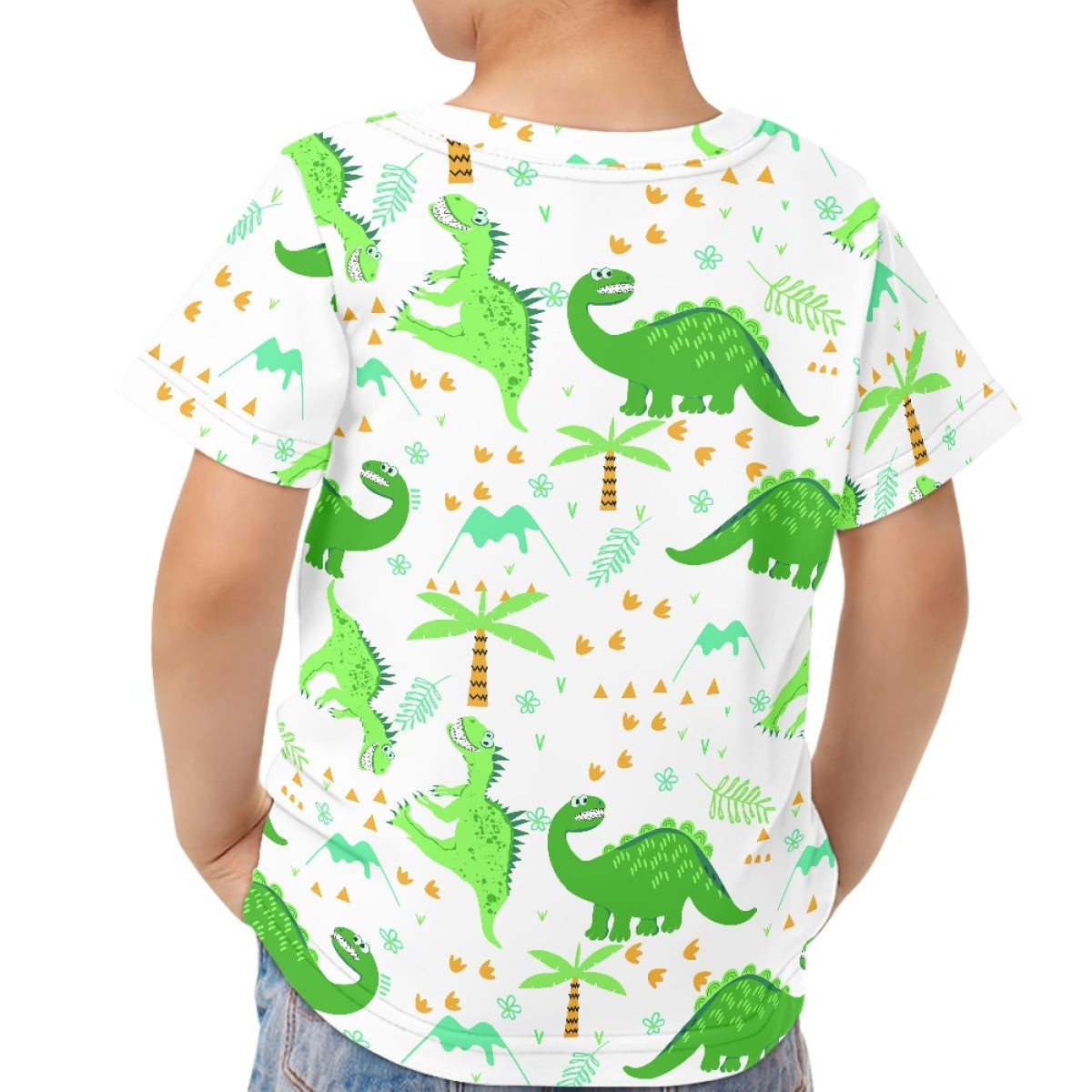 Green Dinosaur Kids T-Shirt