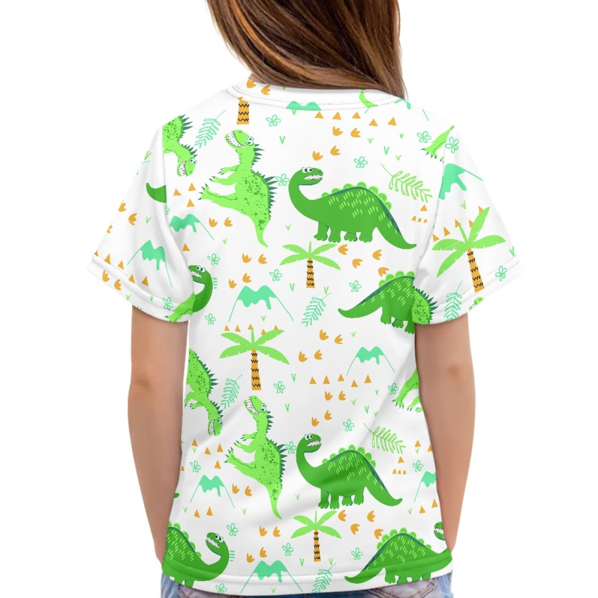 Green Dinosaur Kids T-Shirt