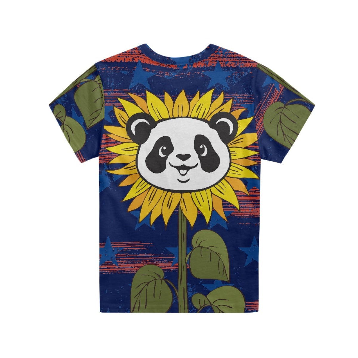 Sunflower Panda Kids T-Shirt