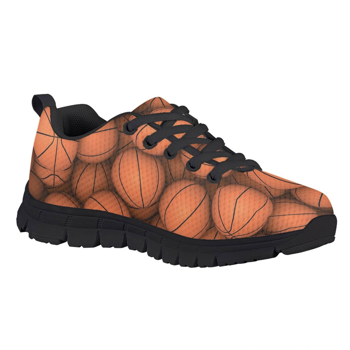 Basketball Pattern Kids Running Shoes