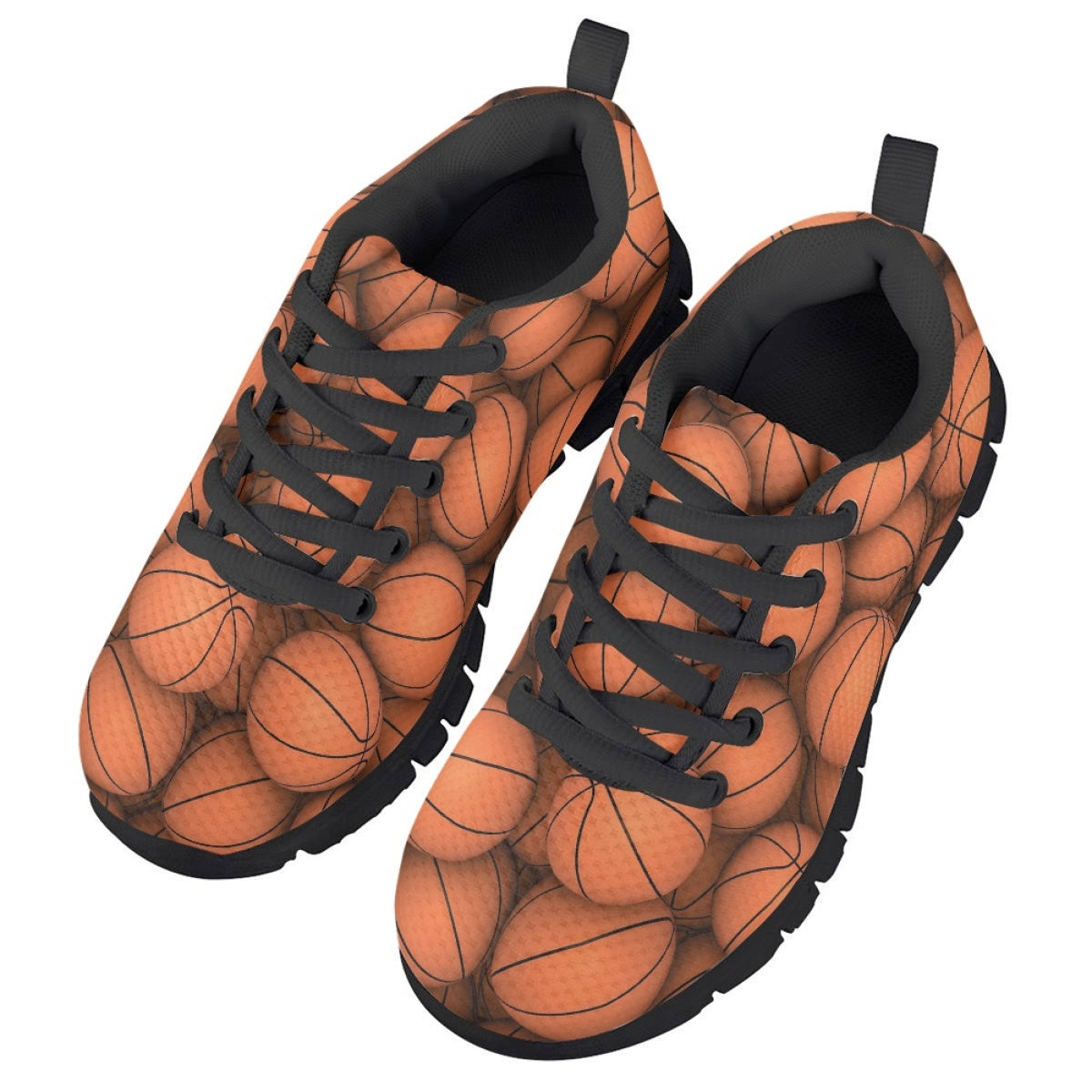 Basketball Pattern Kids Running Shoes
