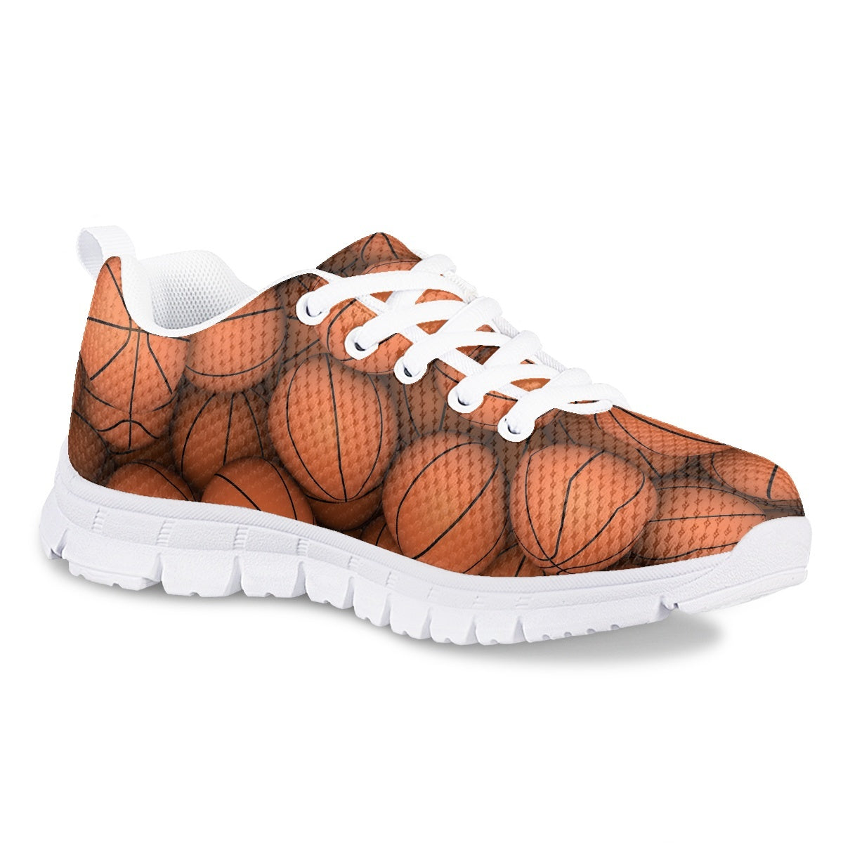 Basketball Pattern Kids Running Shoes
