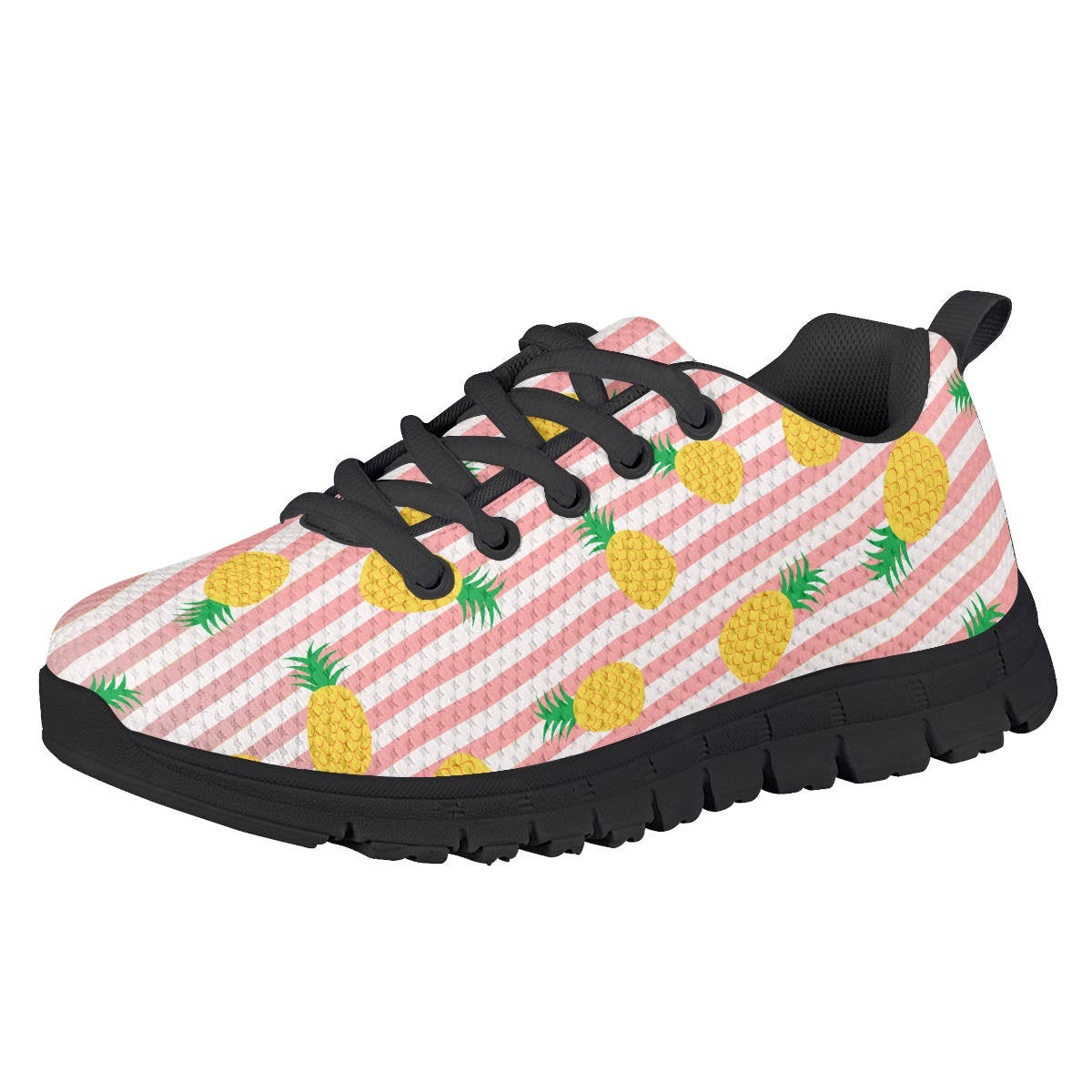 Stripe Pineapple Kids Running Shoes
