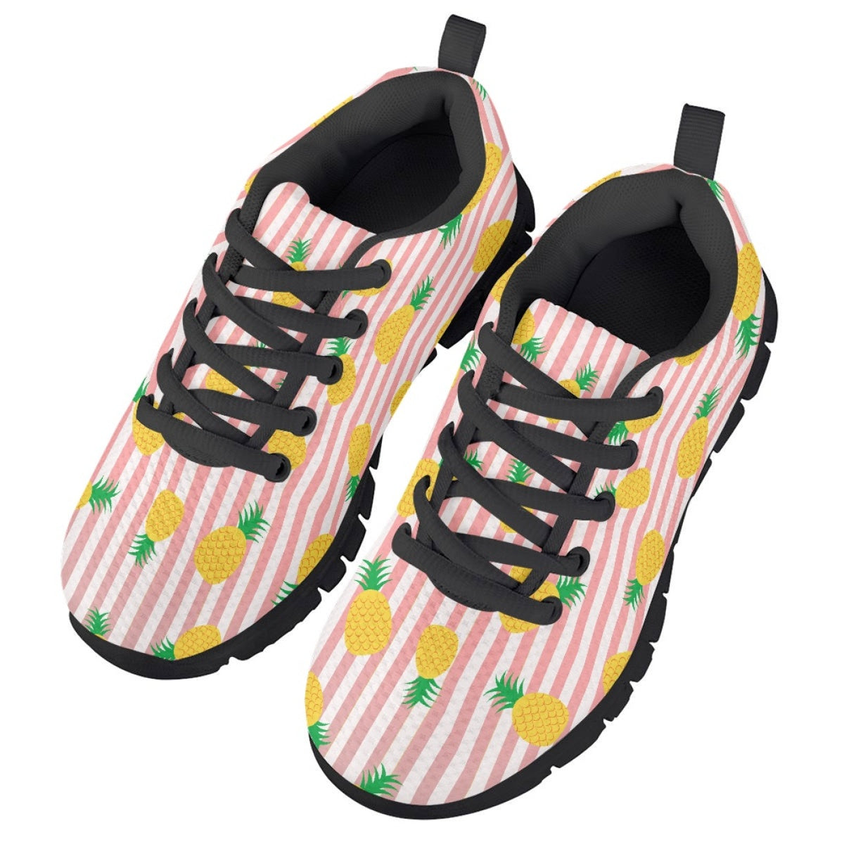 Stripe Pineapple Kids Running Shoes