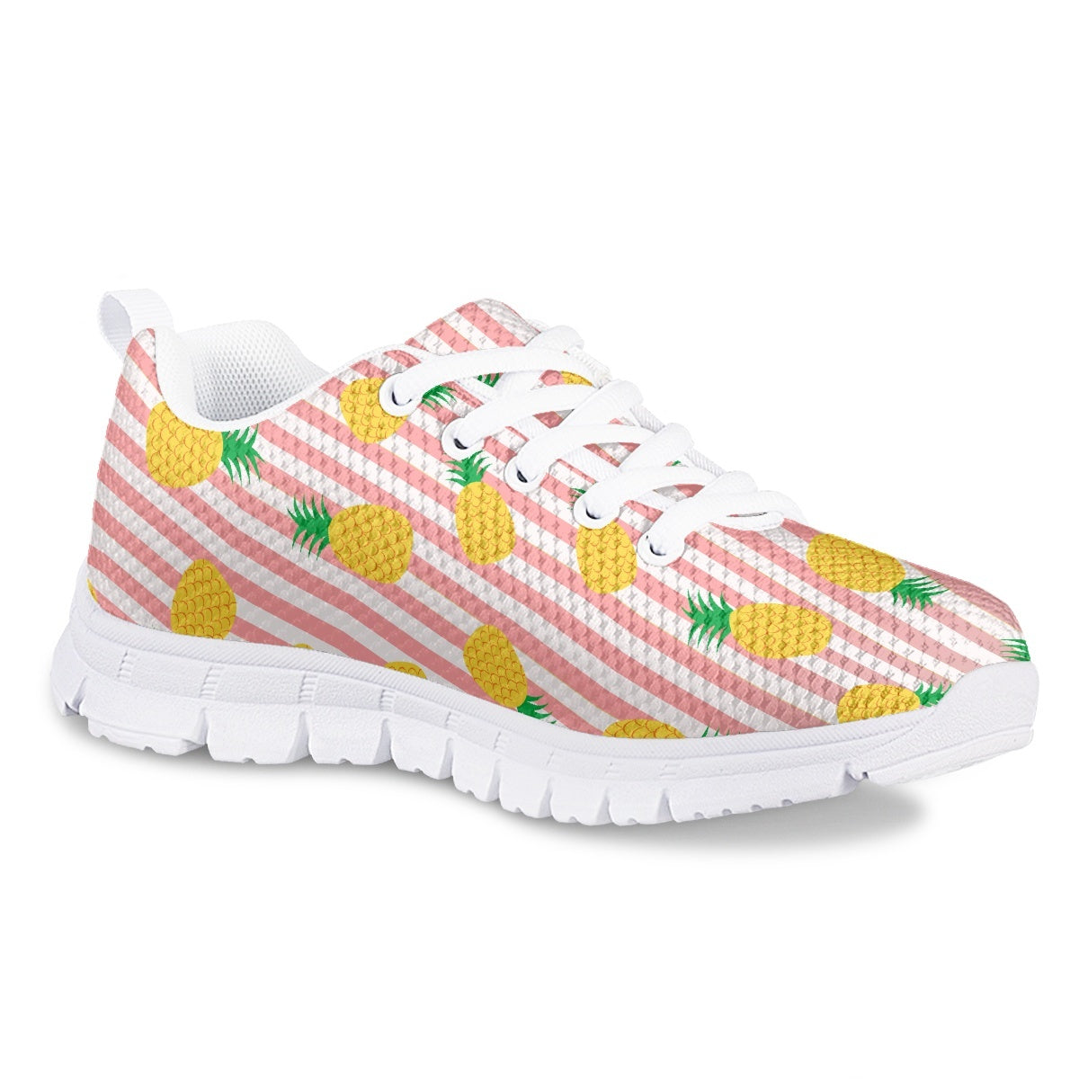 Stripe Pineapple Kids Running Shoes