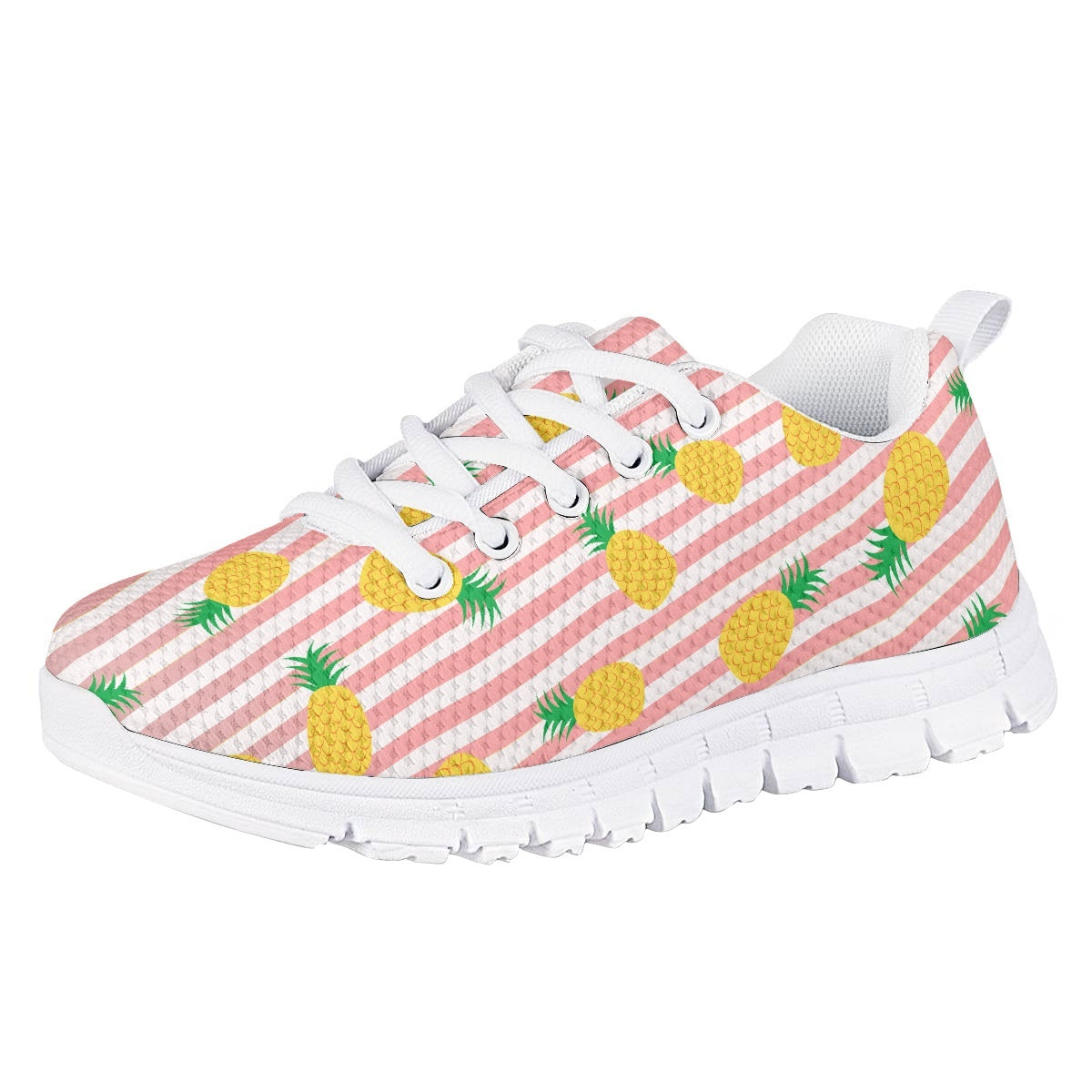 Stripe Pineapple Kids Running Shoes