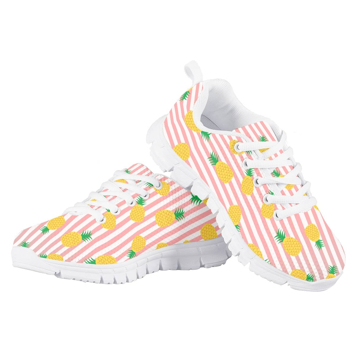 Stripe Pineapple Kids Running Shoes