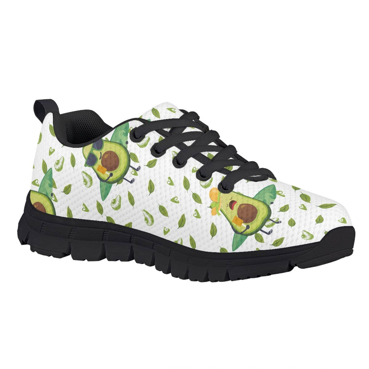 Cute Avocado Kids Running Shoes