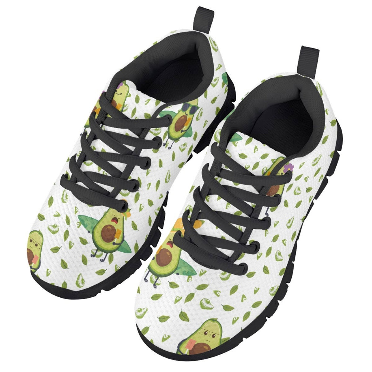 Cute Avocado Kids Running Shoes