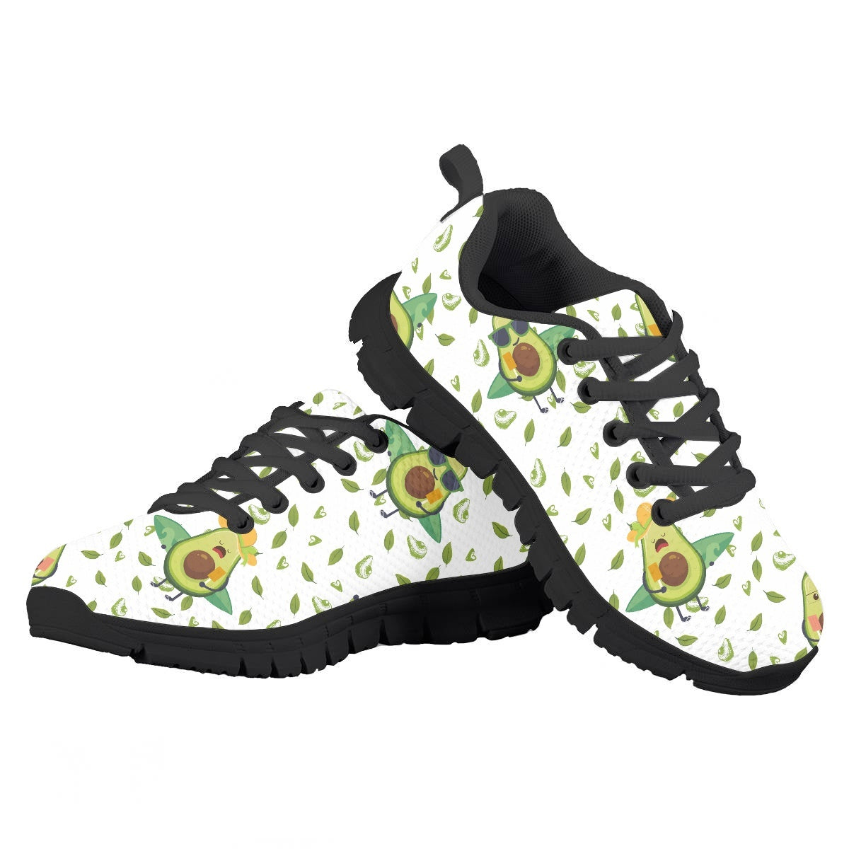 Cute Avocado Kids Running Shoes