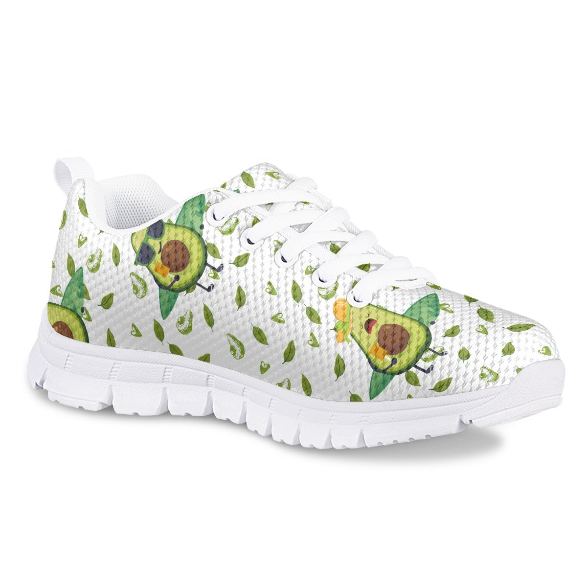 Cute Avocado Kids Running Shoes