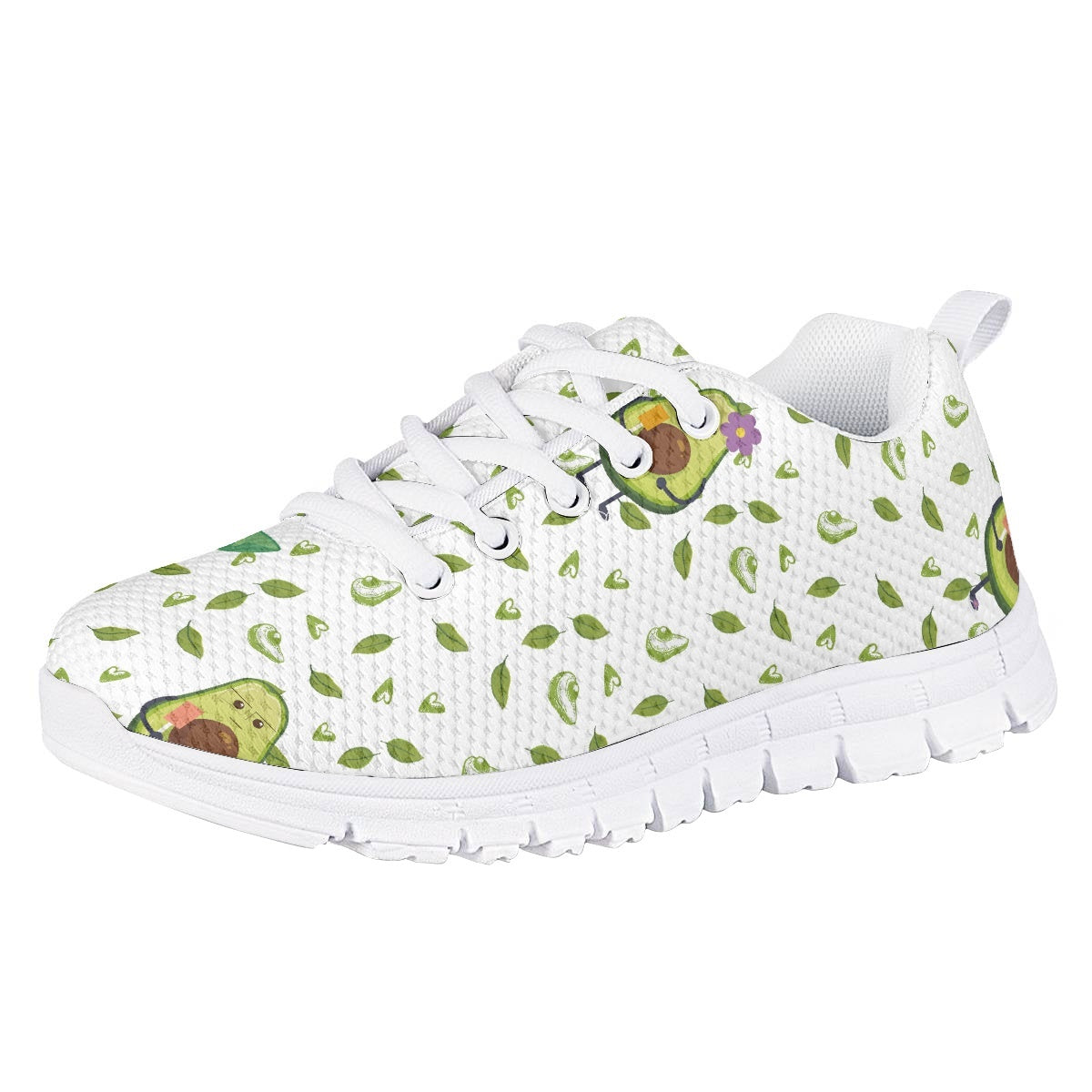 Cute Avocado Kids Running Shoes
