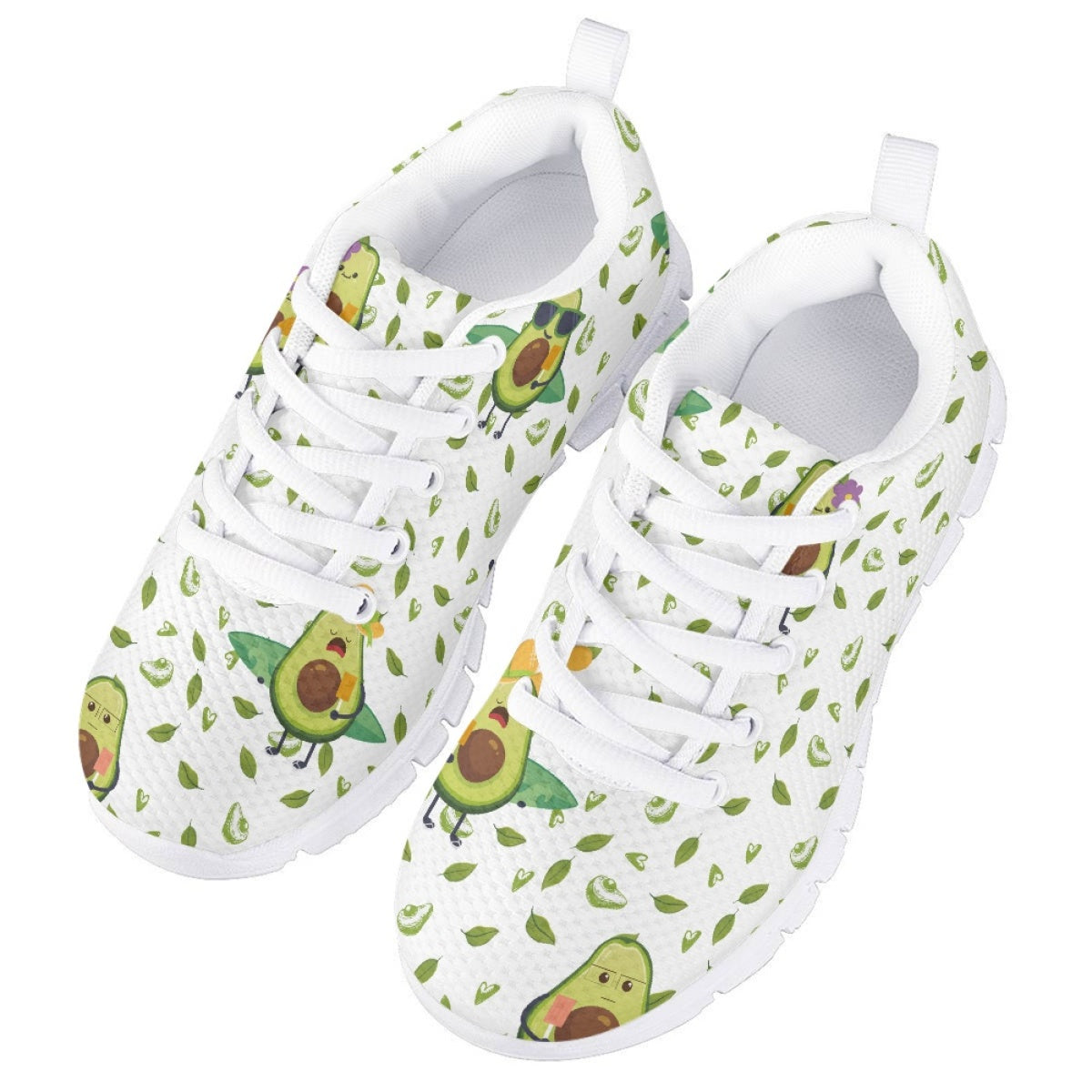 Cute Avocado Kids Running Shoes