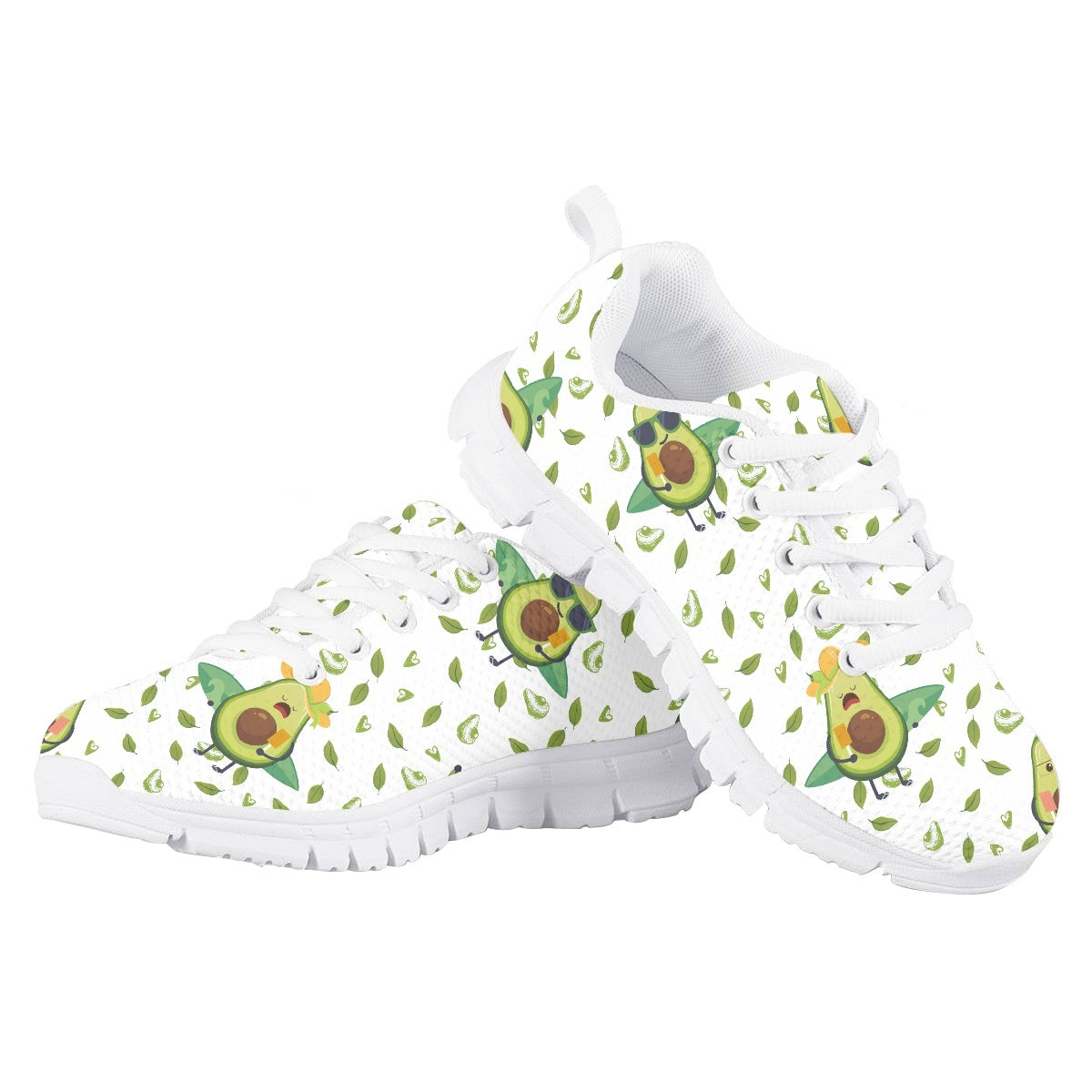 Cute Avocado Kids Running Shoes