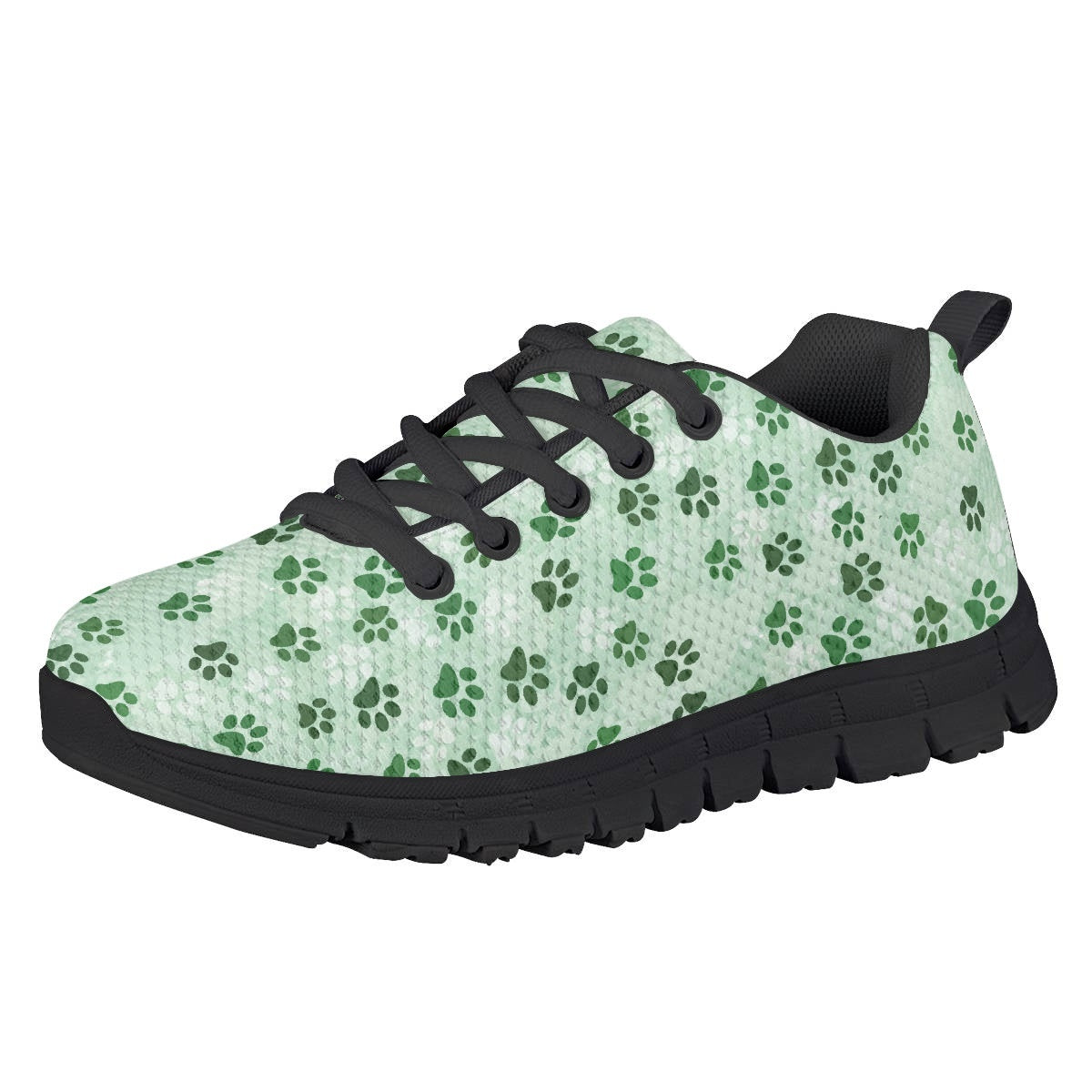 Green Dog Paw Kids Running Shoes