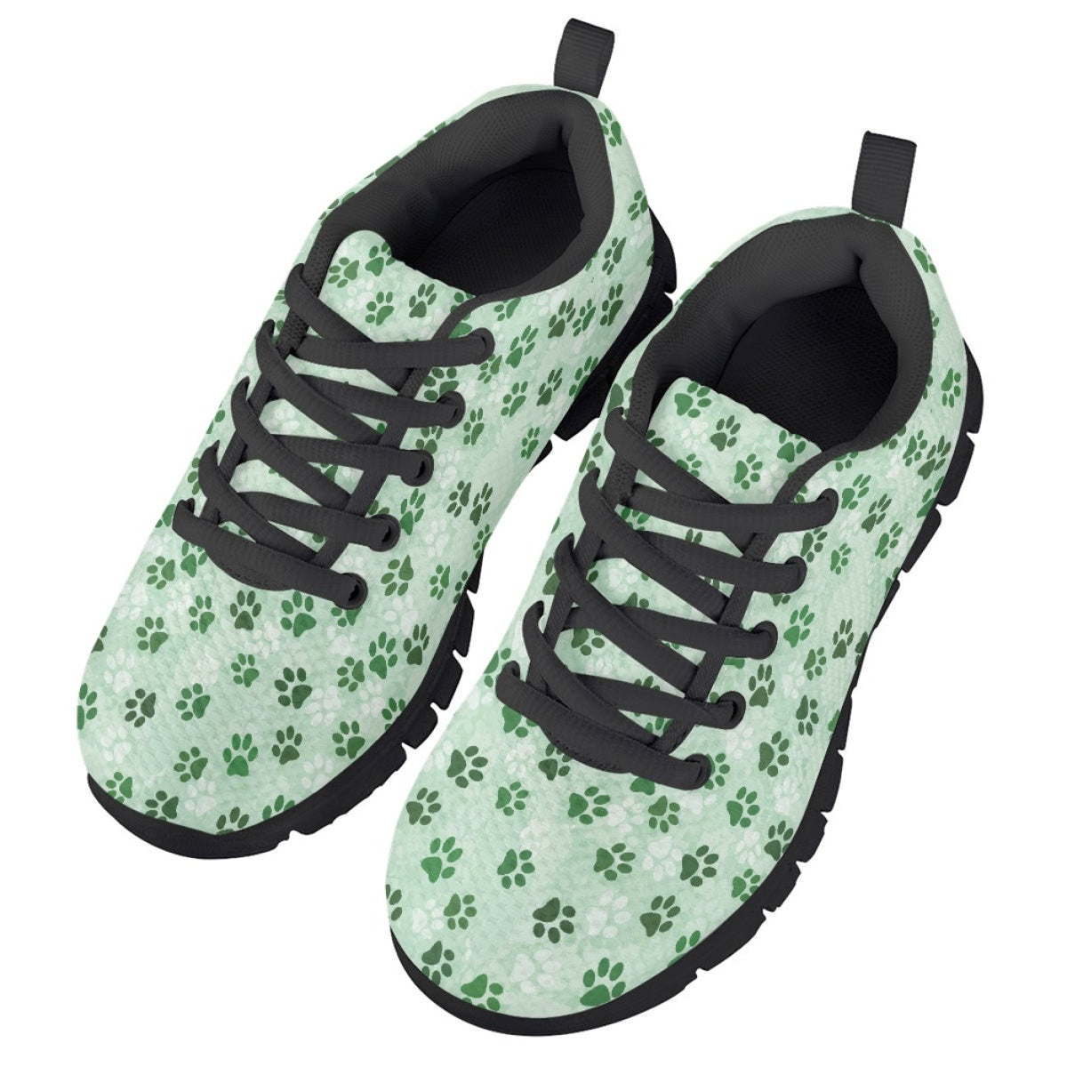 Green Dog Paw Kids Running Shoes