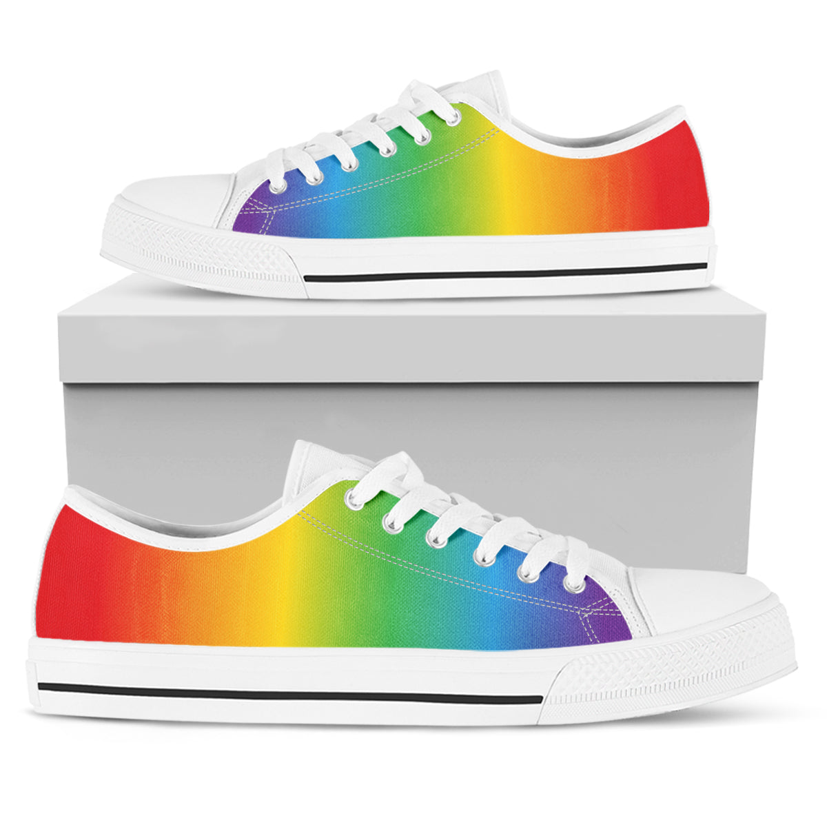 Rainbow Canvas Shoes